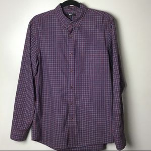 Plaid Uniqlo Button Down Shirt